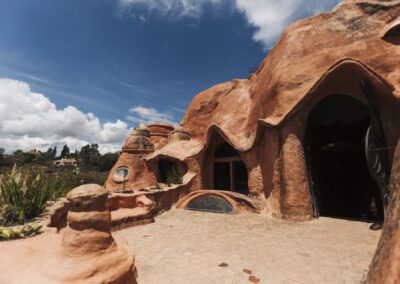 architecture photography of casa terracota villa de leyva bogota colombia