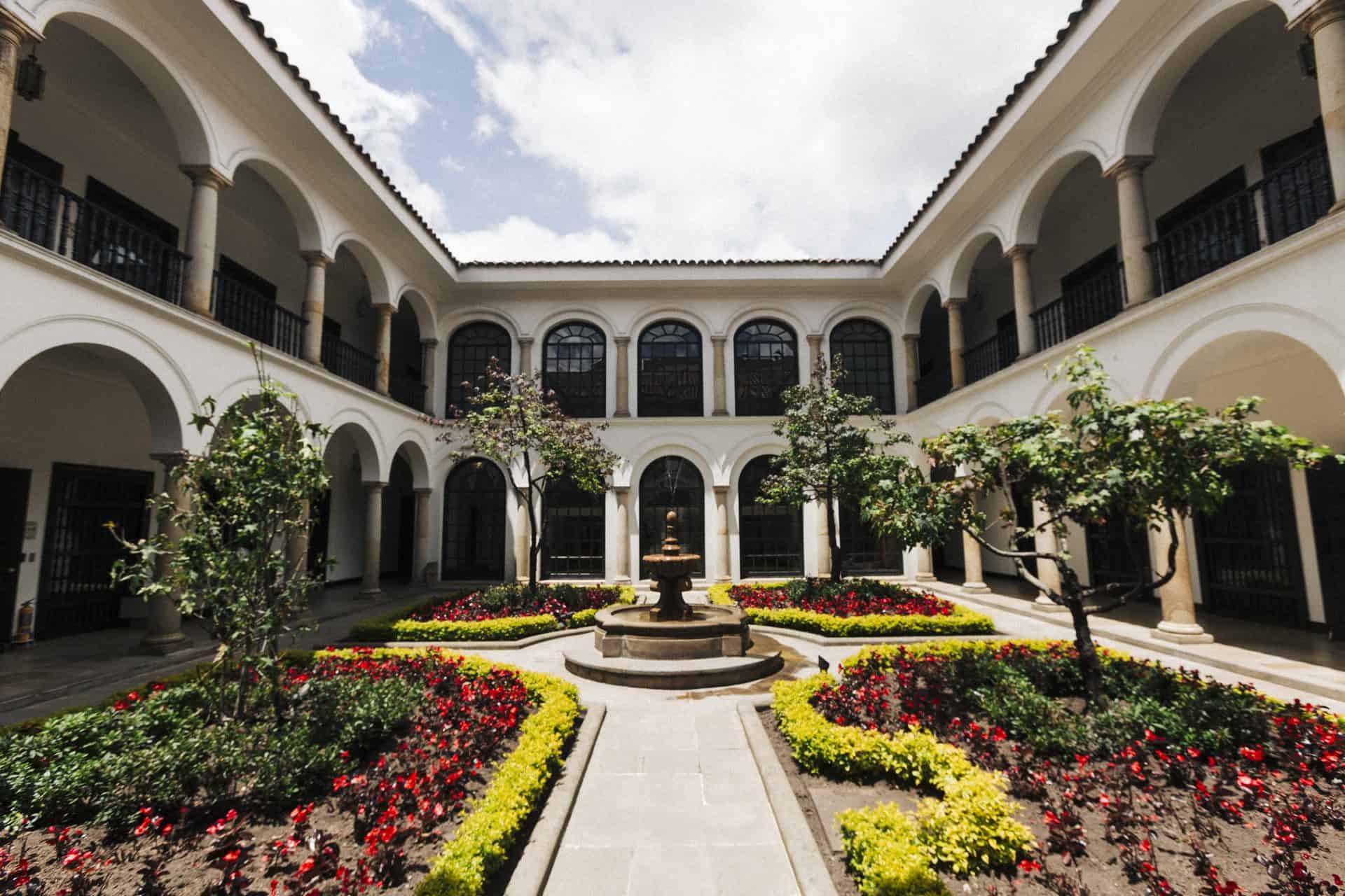 architecture photography of museo botero bogota colombia