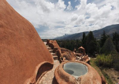 architecture photography of casa terracota villa de leyva bogota colombia