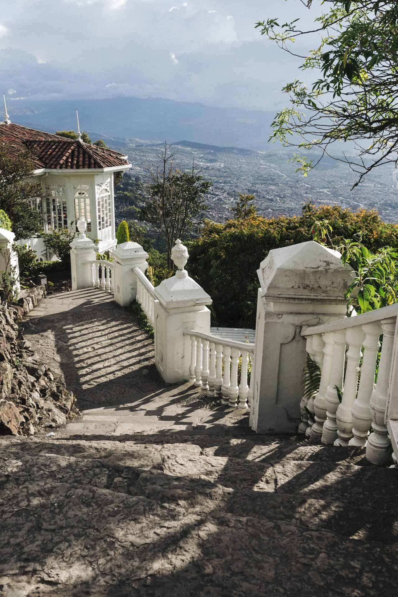 architecture photography of monserrate bogota colombia