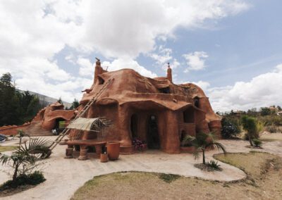 architecture photography of casa terracota villa de leyva bogota colombia