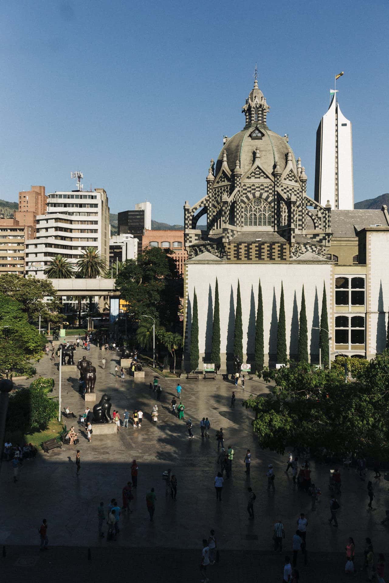 architecture photography of museo botero medellin colombia