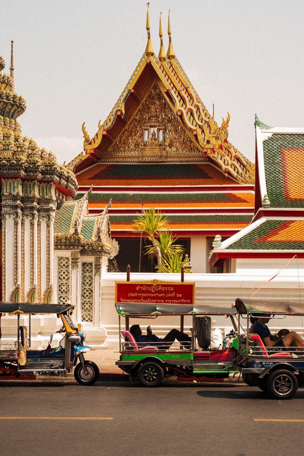Tourist traveler photographer costa rica 1 Tuk tuk drivers parked outside the grand palace in Bangkok, Thailand. A very common tourist point and one of the main city sightseeings. Photo essays: Thailand
