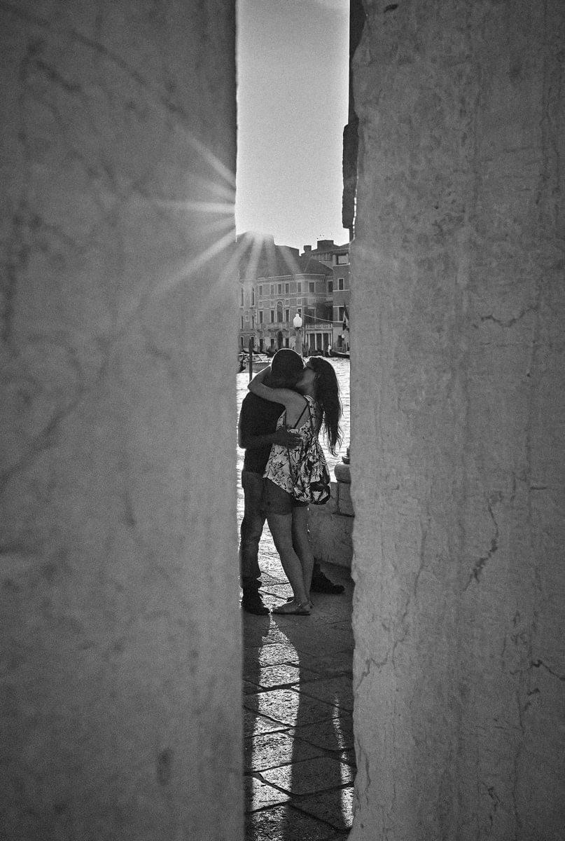 street photographer in venice, italy